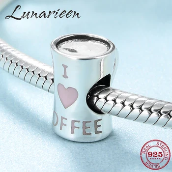 Hot 925 Sterling Silver Afternoon time I Love coffee Beads Fit Original Charms Pandora Bracelet Bangles Jewelry making
Hot 925 Sterling Silver Afternoon time I Love coffee Beads Fit Original Charms Pandora Bracelet Bangles Jewelry making