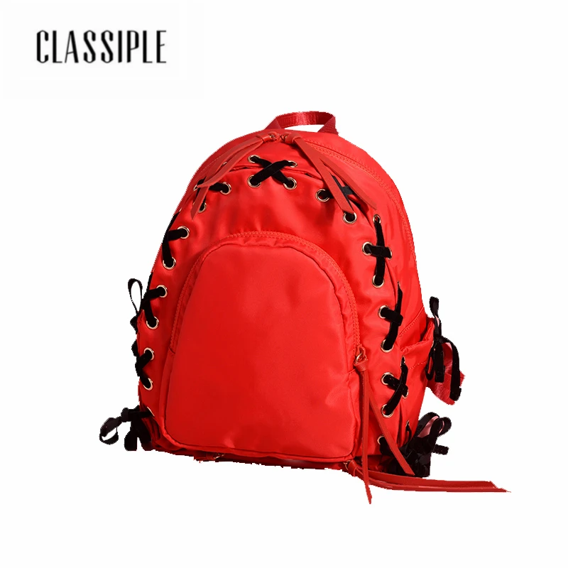 Female Travel Shoulder Bag Backpack High Quality Bow Tie Oxford Red Women Backpack PU Leather School Bags For Teenager Girls
Female Travel Shoulder Bag Backpack High Quality Bow Tie Oxford Red Women Backpack PU Leather School Bags For Teenager Girls