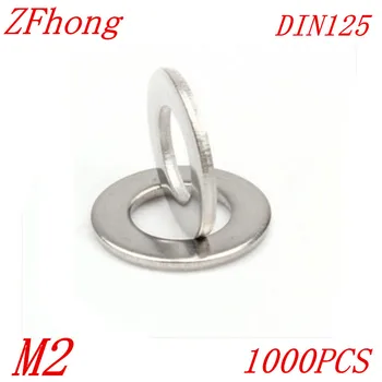 1000Pcs DIN125 ISO7089 M2 304 Stainless Steel Flat Machine Washer Plain Washer Gaskets
1000Pcs DIN125 ISO7089 M2 304 Stainless Steel Flat Machine Washer Plain Washer Gaskets