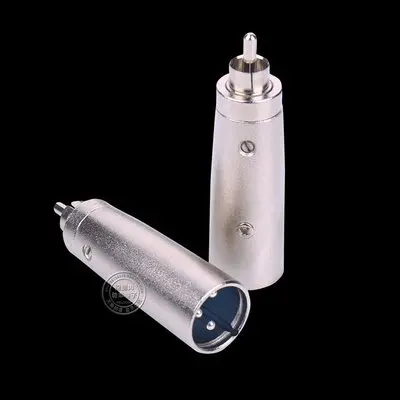 XLR штекер RCA Мужской Разъем никелевый позолоченный костюм для аудио подключения