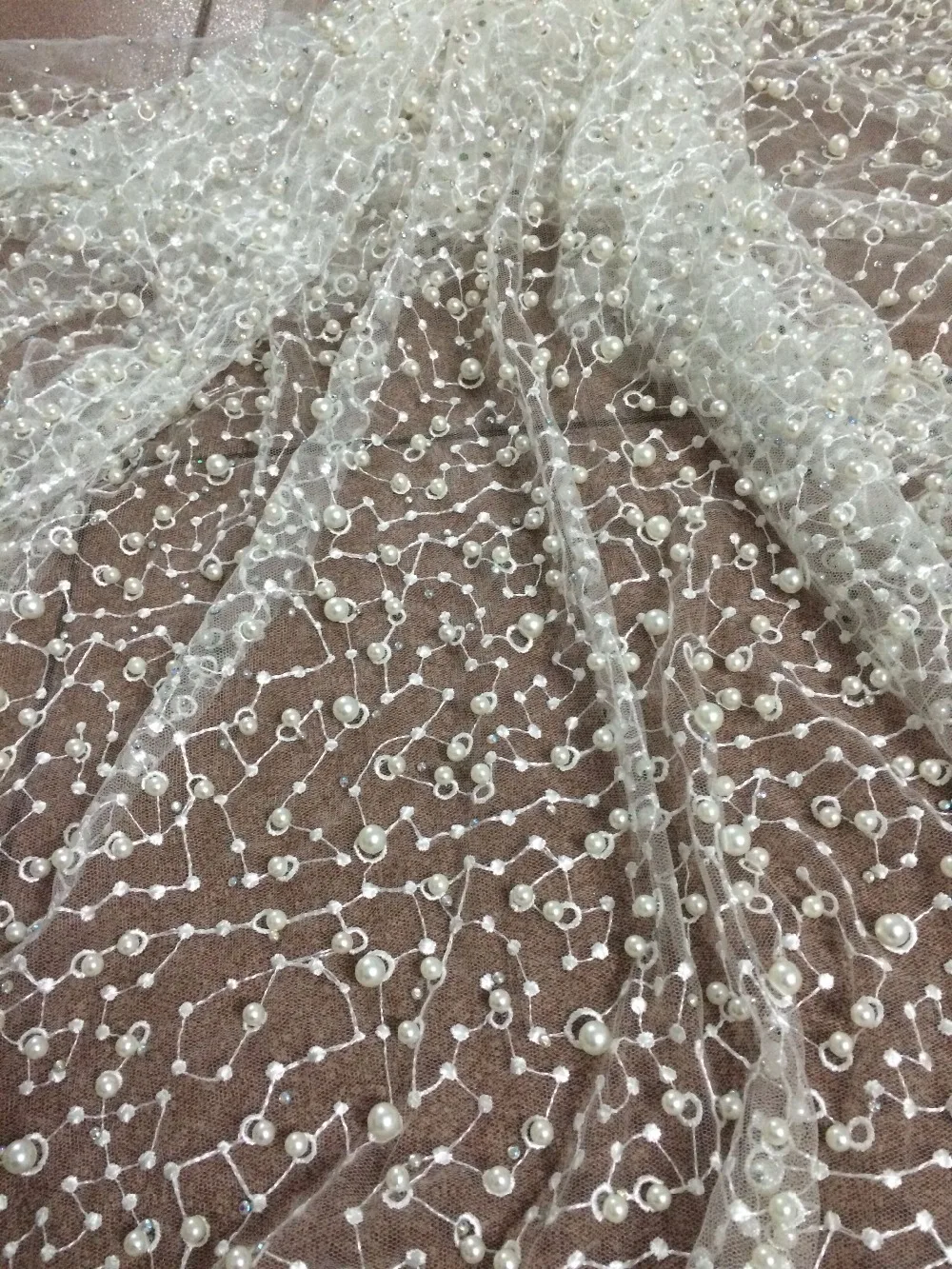 special French net lace with beads tulle lace fabric SYJ-1116135 for bridal embroidered lace fabric
special French net lace with beads tulle lace fabric SYJ-1116135 for bridal embroidered lace fabric