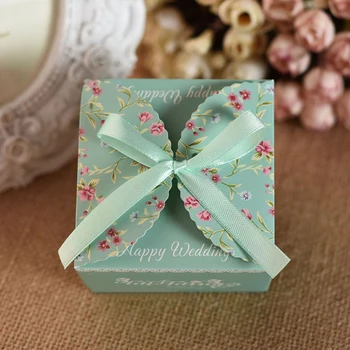 100pcs/lot DIY Happy Wedding Candy Box With Special Spring Flower Pattern Tiffany&Red&Pink Color Free Ribbon
100pcs/lot DIY Happy Wedding Candy Box With Special Spring Flower Pattern Tiffany&Red&Pink Color Free Ribbon
