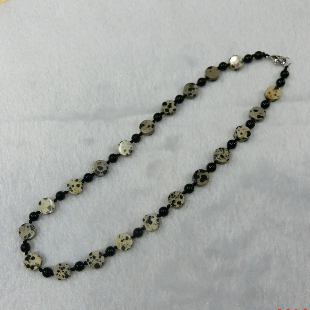 3pcs Natural Stone Quartz Dalmatine Agates Hand-woven Bohemia Choker Torque Energy Treat Round Abacus Beads Necklace Collar Free
3pcs Natural Stone Quartz Dalmatine Agates Hand-woven Bohemia Choker Torque Energy Treat Round Abacus Beads Necklace Collar Free