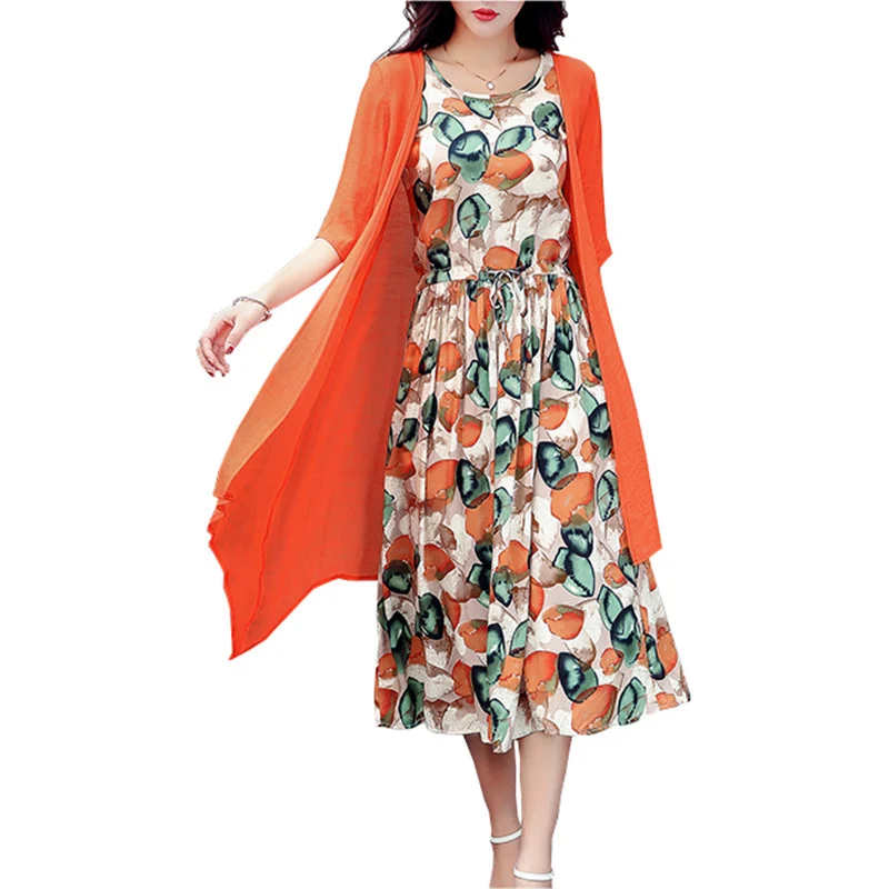 Summer dress women dress casual Loose tow piece Cotton Line dress Print o-neck plus size vestidos de festa Plus Size M-5XL 2018
Summer dress women dress casual Loose tow piece Cotton Line dress Print o-neck plus size vestidos de festa Plus Size M-5XL 2018