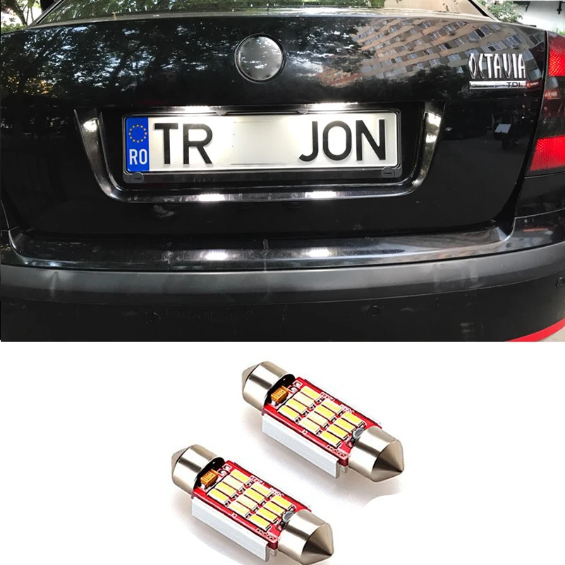 2Pcs White Canbus Error Free 36mm C5W Festoon Bulbs SMD 4014 Car LED Number License Plate Light Lamp For Skoda Octavia Superb
2Pcs White Canbus Error Free 36mm C5W Festoon Bulbs SMD 4014 Car LED Number License Plate Light Lamp For Skoda Octavia Superb