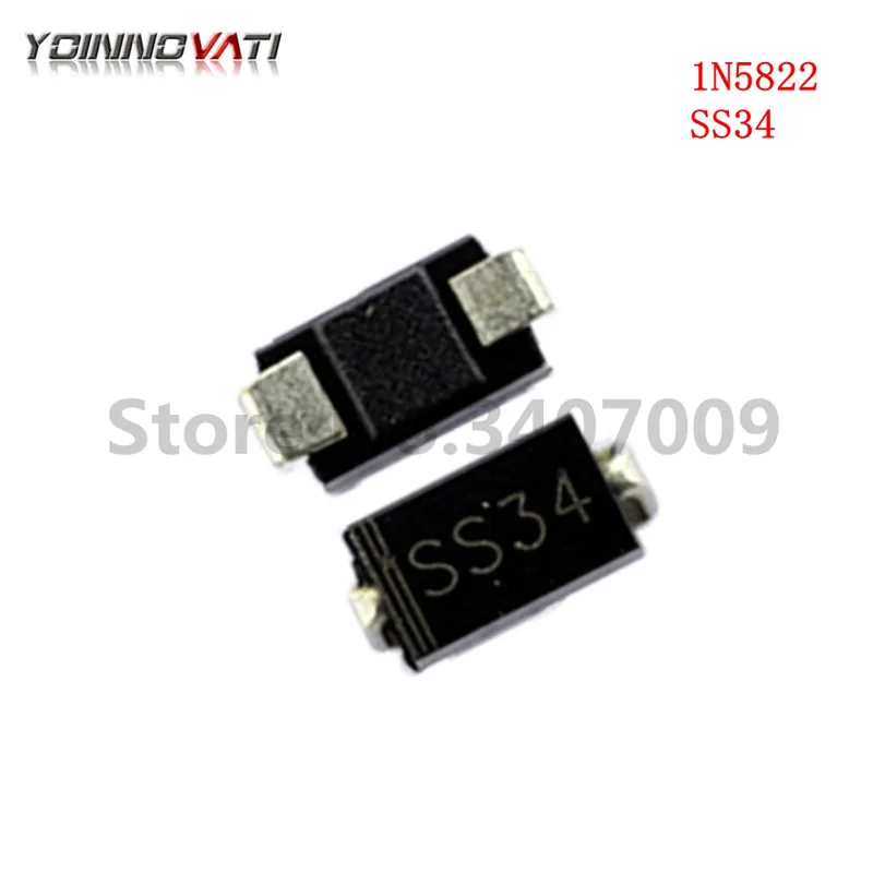 Диод Шоттки SS34 SK34 SMASMD 1N5822 50 шт./лот оптовая продажа | Обустройство дома