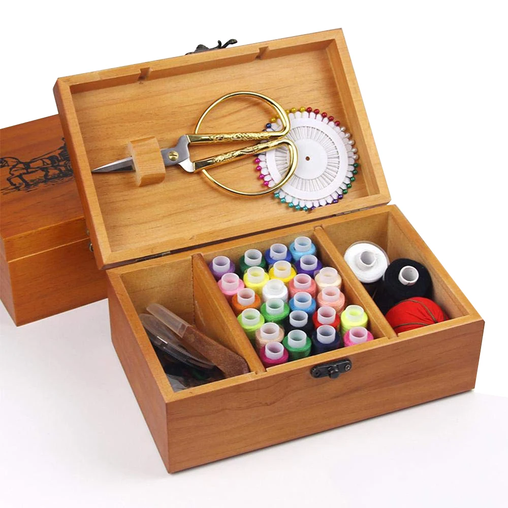 Wooden Sewing Kit Needle Thread Storage Box Tool Needle Thread Scissor Organizer Medicine Container Organizer Storage Box
Wooden Sewing Kit Needle Thread Storage Box Tool Needle Thread Scissor Organizer Medicine Container Organizer Storage Box