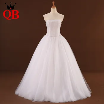 Custom Made A-line Strapless Beading Sequins Tulle Elegant 2020 New Design Vestido de Noiva Wedding Dresses QB81
Custom Made A-line Strapless Beading Sequins Tulle Elegant 2020 New Design Vestido de Noiva Wedding Dresses QB81