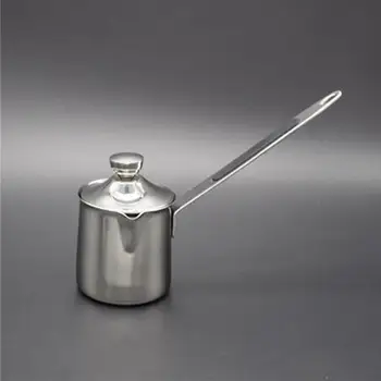 200/370/670ML Turkish Greek Arabic Style Coffee Pot Stainless Steel Long Handle Milk Jug Barista Coffee Pots
200/370/670ML Turkish Greek Arabic Style Coffee Pot Stainless Steel Long Handle Milk Jug Barista Coffee Pots