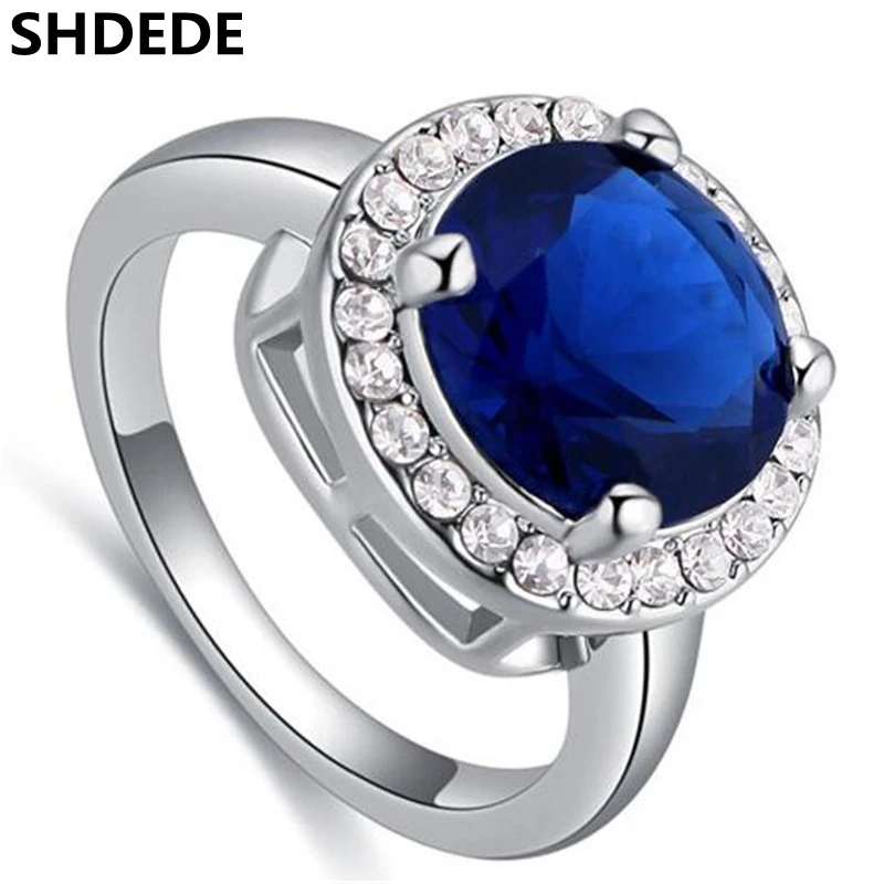 SHDEDE Crystal from Swarovski Wedding Rings For Women Luxurious Banquet Party Jewelry Fashion Engagement Gift *-25238
SHDEDE Crystal from Swarovski Wedding Rings For Women Luxurious Banquet Party Jewelry Fashion Engagement Gift *-25238