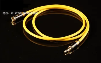 Silver plated 3.5mm computer earphone extension cord male to female audio extension line
Silver plated 3.5mm computer earphone extension cord male to female audio extension line