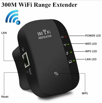 WiFi Signal Range Booster Wireless Network Extender Amplifier Internet Repeater