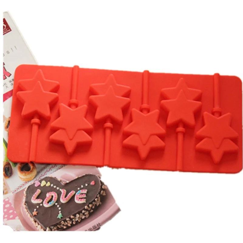 Silicone Lollipop Mold Double Five Pointed Star Shape DIY Chocolate Candy Mold Baking Tool High Quality Kitchen Accessories
Silicone Lollipop Mold Double Five Pointed Star Shape DIY Chocolate Candy Mold Baking Tool High Quality Kitchen Accessories