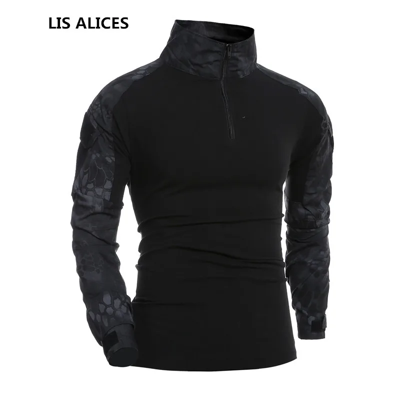 LIS ALICES 2018 Man Multicam T-shirts Army Camouflage Combat Tactical T Shirt Military Men Long Sleeve T-Shirt Hunt T-shirts
LIS ALICES 2018 Man Multicam T-shirts Army Camouflage Combat Tactical T Shirt Military Men Long Sleeve T-Shirt Hunt T-shirts