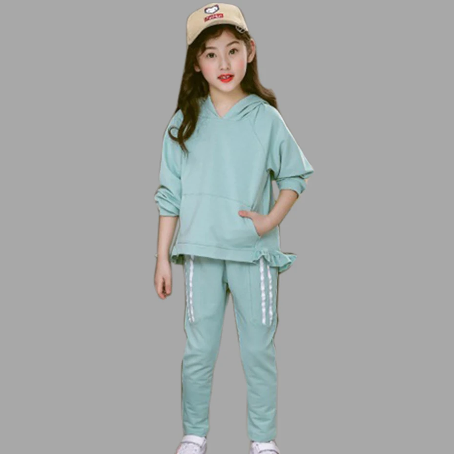 Girls Sports Clothes Set Hooded Shirt+Pants 2 Pcs Autumn Suit For Girls Winter Kids Clothes Teen Girls Clothing For 3-13 Years
Girls Sports Clothes Set Hooded Shirt+Pants 2 Pcs Autumn Suit For Girls Winter Kids Clothes Teen Girls Clothing For 3-13 Years