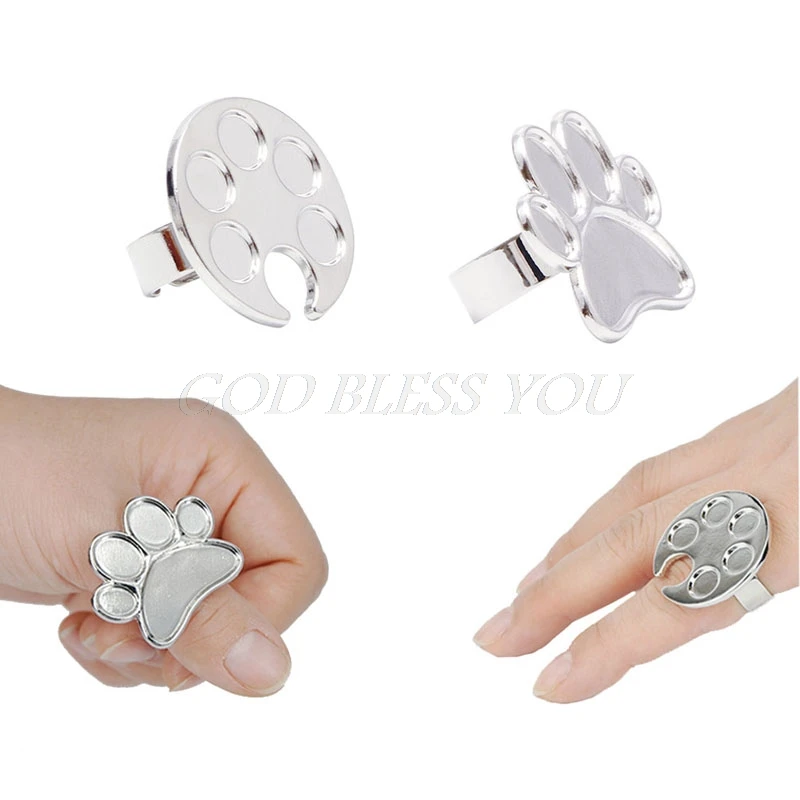 On Sale! Mini Finger Nail Art Mixing Palette For Free Hand Manicure Ring Nail Tools Metal
On Sale! Mini Finger Nail Art Mixing Palette For Free Hand Manicure Ring Nail Tools Metal
