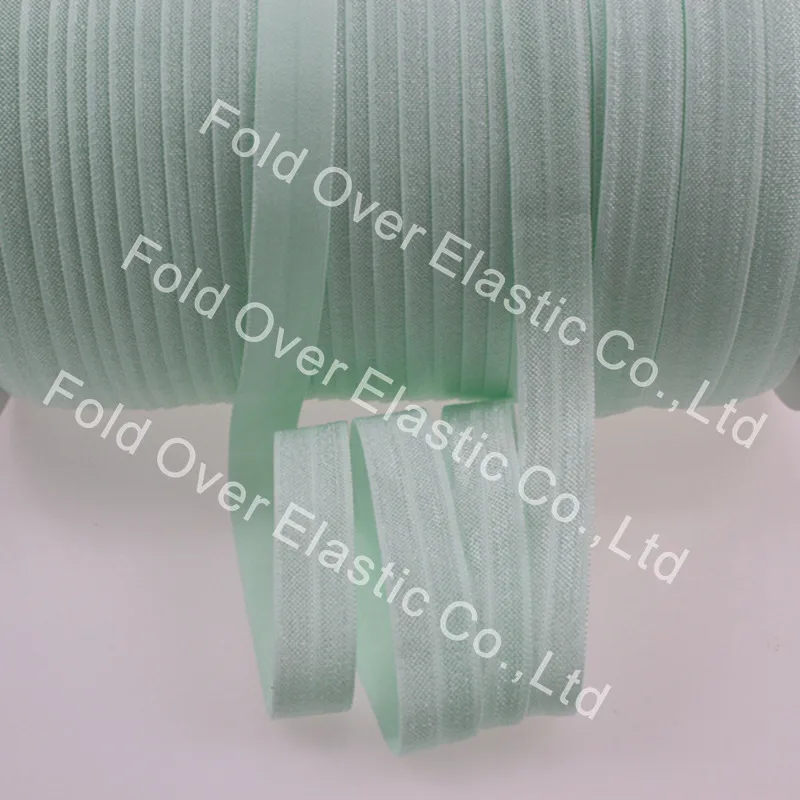 5/8 Solid FOE Ribbon-#510 Ice Mint- 100Yards free shipping plain fold over elastic as hair elastic
5/8 Solid FOE Ribbon-#510 Ice Mint- 100Yards free shipping plain fold over elastic as hair elastic