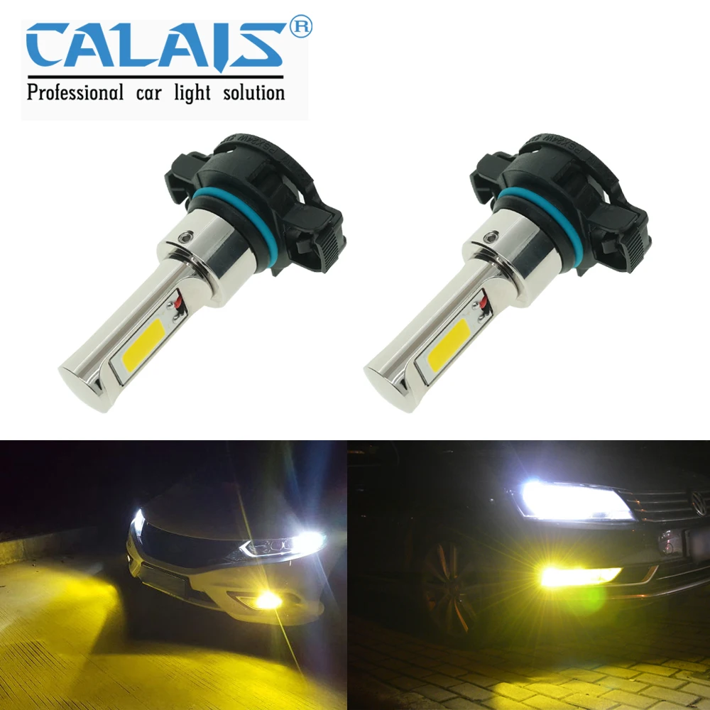 2PCS Super Bright PSX24W PS24W 2504 5202 5201 PS19W Car LED Fog Lights Bulbs COB Yellow White 3000K 6500K Auto Lamp 12V 24V
2PCS Super Bright PSX24W PS24W 2504 5202 5201 PS19W Car LED Fog Lights Bulbs COB Yellow White 3000K 6500K Auto Lamp 12V 24V