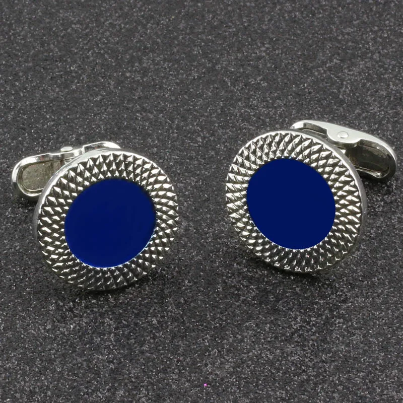 Hot Sale Blue Enamel Fashion Cufflinks Round Metal Cufflink For Men Women Business Casual Shirt Cuff Buttons Luxury Jewelry Gift
Hot Sale Blue Enamel Fashion Cufflinks Round Metal Cufflink For Men Women Business Casual Shirt Cuff Buttons Luxury Jewelry Gift