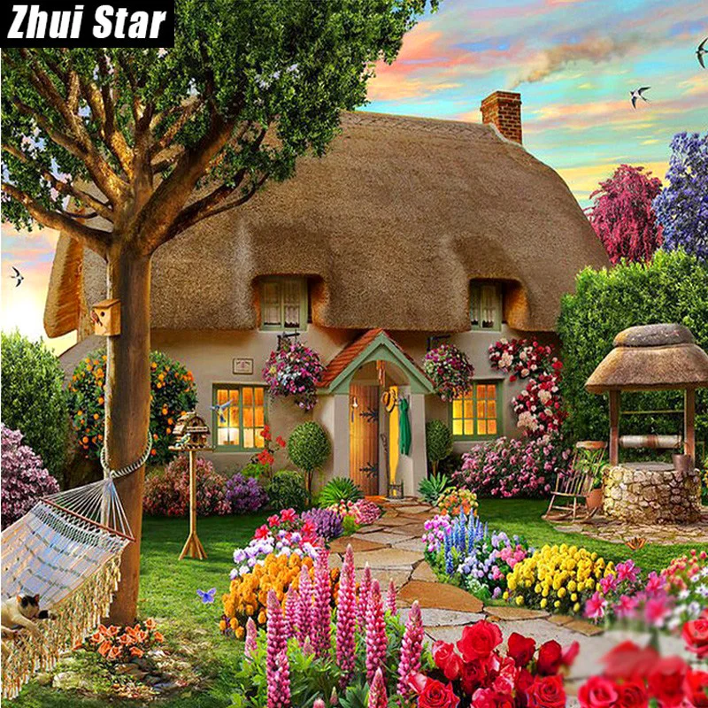 Diamond painting Dream Cottage Diy Diamond Drawing crafts Needlework square drill diamond Mosaic pasted Diamond embroidery
Diamond painting Dream Cottage Diy Diamond Drawing crafts Needlework square drill diamond Mosaic pasted Diamond embroidery