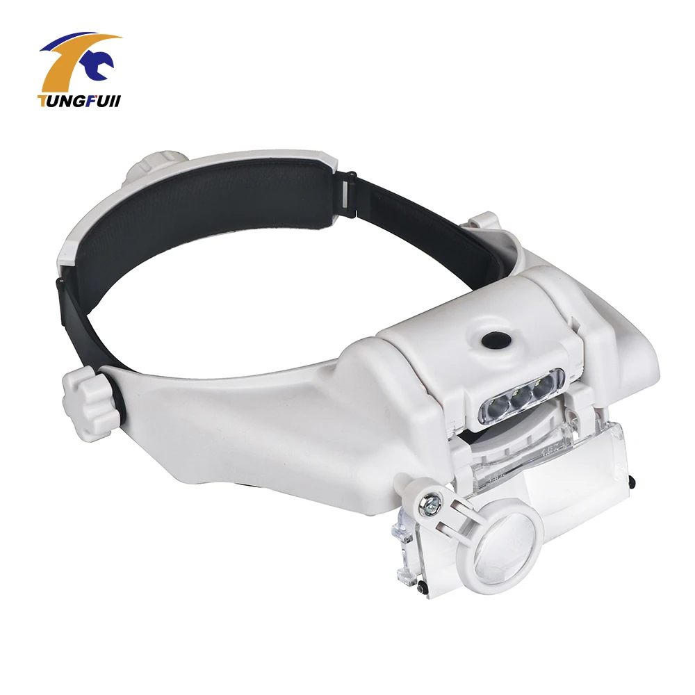 Adjustable Headband 5Lens Binoculars Magnifier 3LED Jewelry Repair Reading Magnifying Glass Third Hand Loupe PMMA Optical Lens
Adjustable Headband 5Lens Binoculars Magnifier 3LED Jewelry Repair Reading Magnifying Glass Third Hand Loupe PMMA Optical Lens