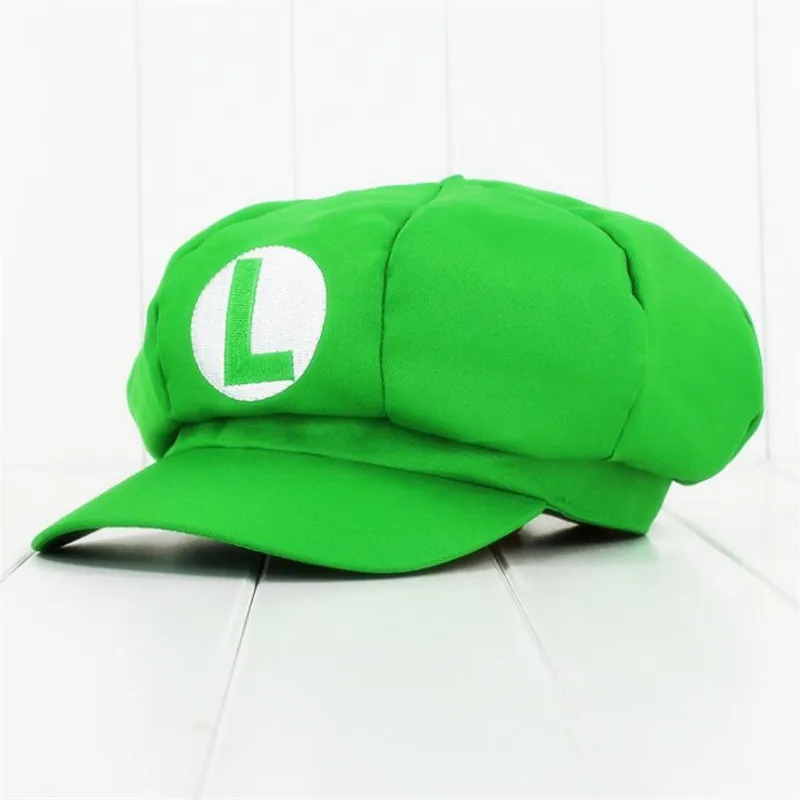 New-Super-Mario-Cotton-Caps-hat-Red-Mario-and-luigi-cap-2-colors-Anime-Cosplay-Halloween(1)
