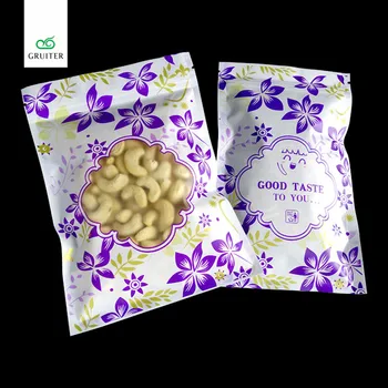 100pc Purple Matte Clear Mylar Pouch Stand Up Bags Package Open Window Pouch Floral Print Storage Zip Lock Bags 15x22cm 6x8.5in
100pc Purple Matte Clear Mylar Pouch Stand Up Bags Package Open Window Pouch Floral Print Storage Zip Lock Bags 15x22cm 6x8.5in
