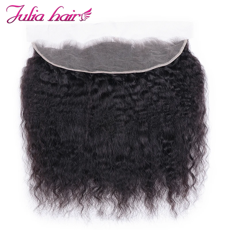 Ali Julia Hair Brazilian Kinky Straight Lace Frontal 100% Remy Human Hair 13*4 From Ear To Ear Swiss Lace Natural Color
Ali Julia Hair Brazilian Kinky Straight Lace Frontal 100% Remy Human Hair 13*4 From Ear To Ear Swiss Lace Natural Color