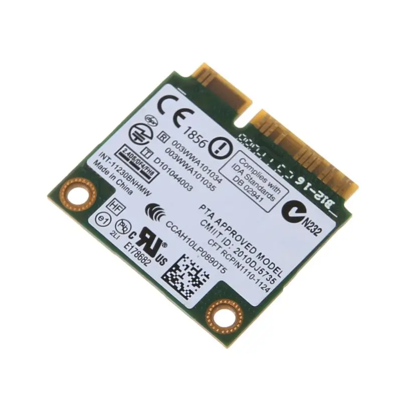 Intel 1030 11230BNHMW Wireless Card WIFI WLAN Bluetooth Inner Network Card for Dell N4110 N7110 N5110
Intel 1030 11230BNHMW Wireless Card WIFI WLAN Bluetooth Inner Network Card for Dell N4110 N7110 N5110