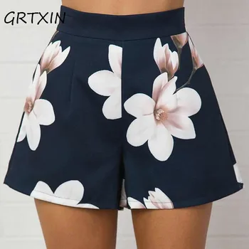Fashion Summer Women Sexy Shorts High Waist Zipped Flowers Printing Ladies Girls Casual Wide Leg Short Trouser 
Fashion Summer Women Sexy Shorts High Waist Zipped Flowers Printing Ladies Girls Casual Wide Leg Short Trouser