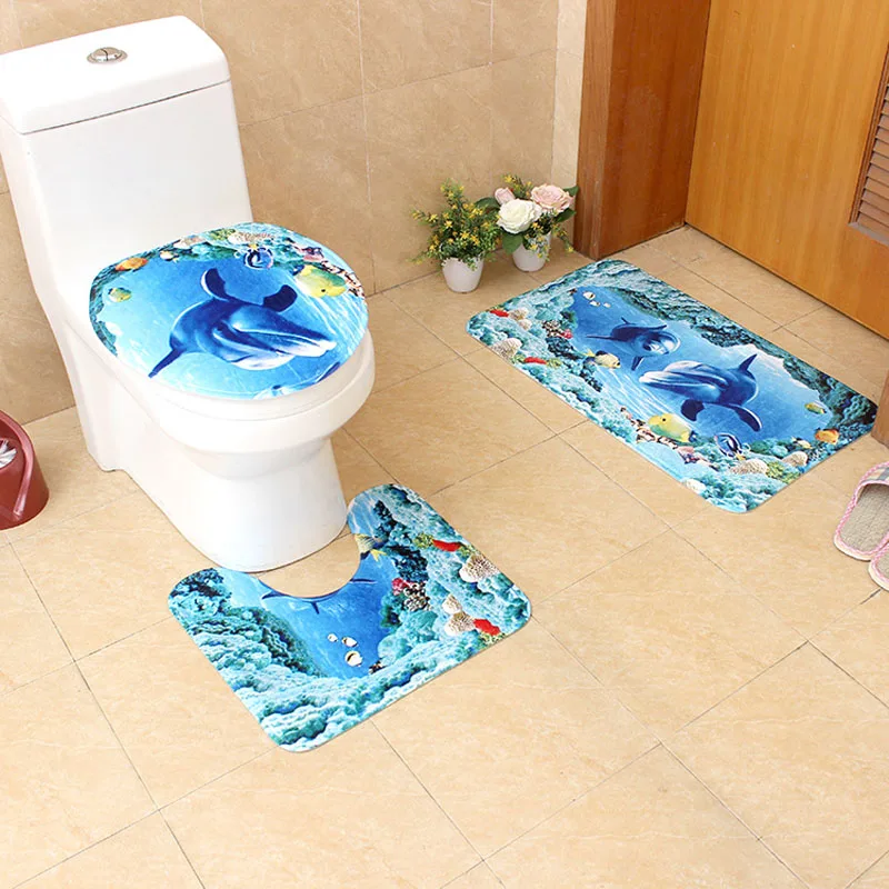 3pcs/lot Sea Style Pattern Toilet Seat Cover Flannel Fabric Toilet Case Beach Bathroom Mat Home Decoration Door Non-slip Mat
3pcs/lot Sea Style Pattern Toilet Seat Cover Flannel Fabric Toilet Case Beach Bathroom Mat Home Decoration Door Non-slip Mat