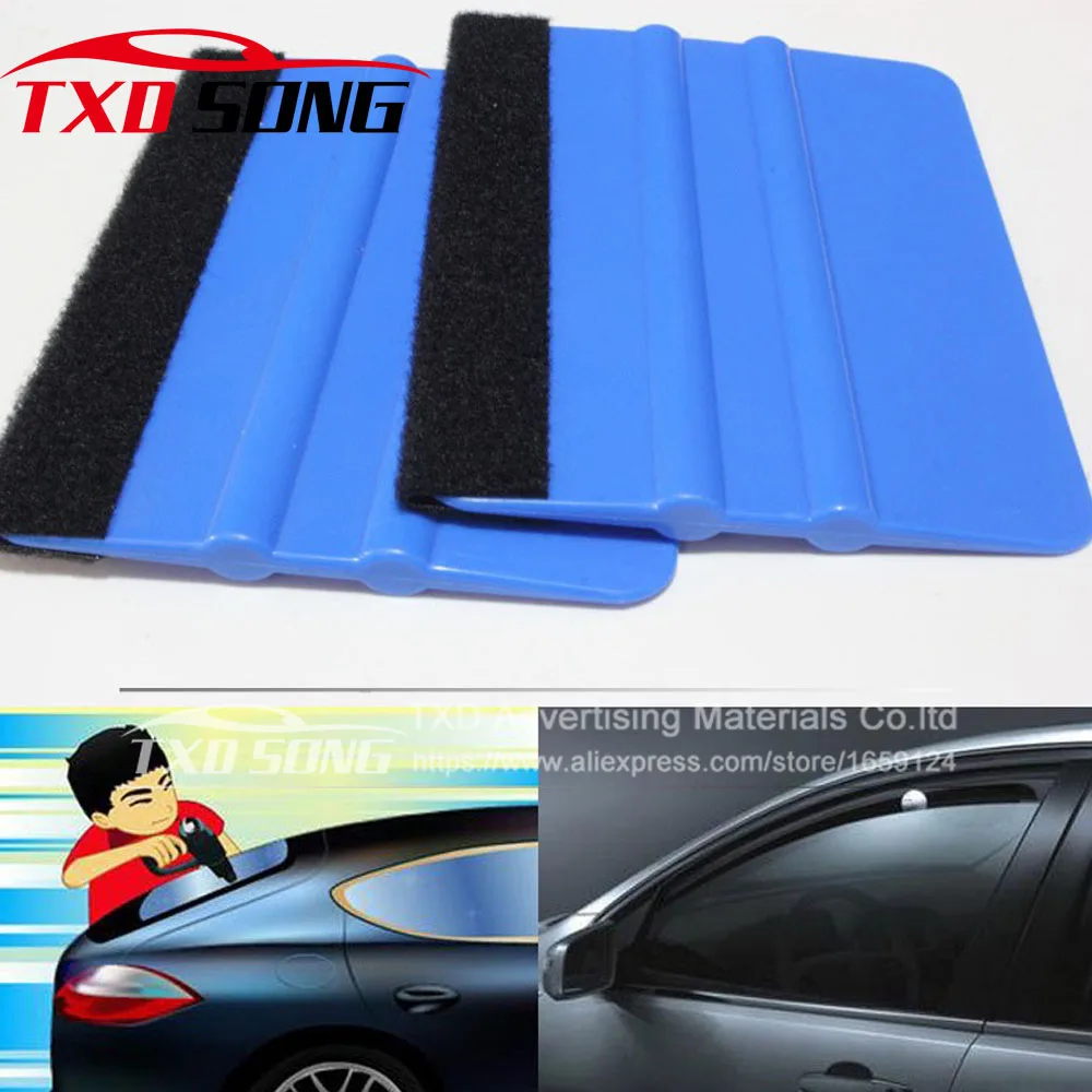 2PCS/Lot Car Vinyl Film wrapping tools Blue Scraper squeegee with felt edge size 10cm*7cm Car Styling Stickers Accessories
2PCS/Lot Car Vinyl Film wrapping tools Blue Scraper squeegee with felt edge size 10cm*7cm Car Styling Stickers Accessories