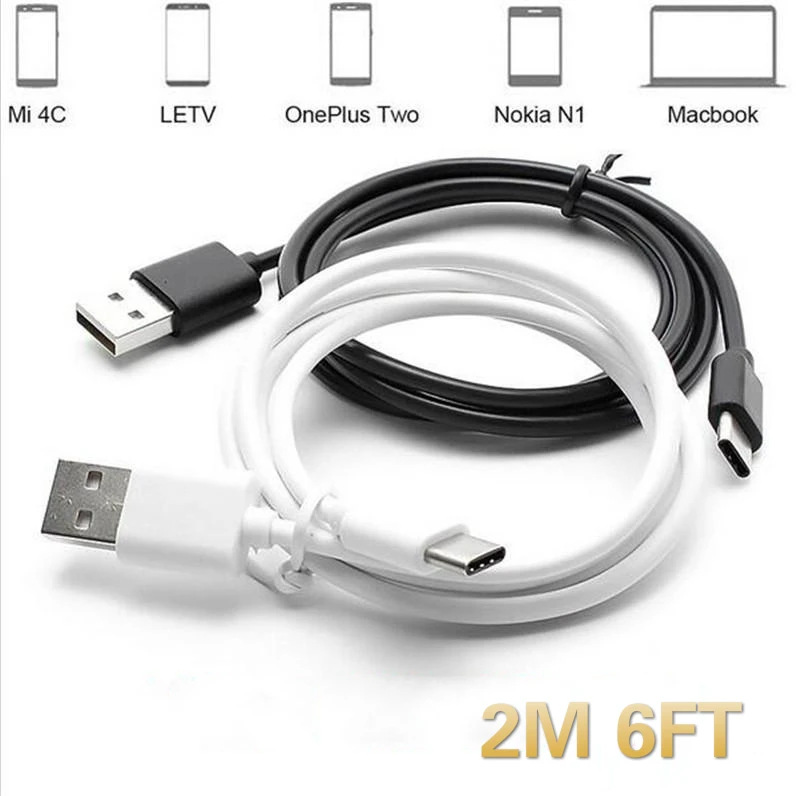 2m 6ft Type USB C Cable for Samsung Galaxy S9 Plus USB Type C Fast Charging Data Cable for Xiaomi Mi 8 Oneplus 6 Charger Cord
2m 6ft Type USB C Cable for Samsung Galaxy S9 Plus USB Type C Fast Charging Data Cable for Xiaomi Mi 8 Oneplus 6 Charger Cord