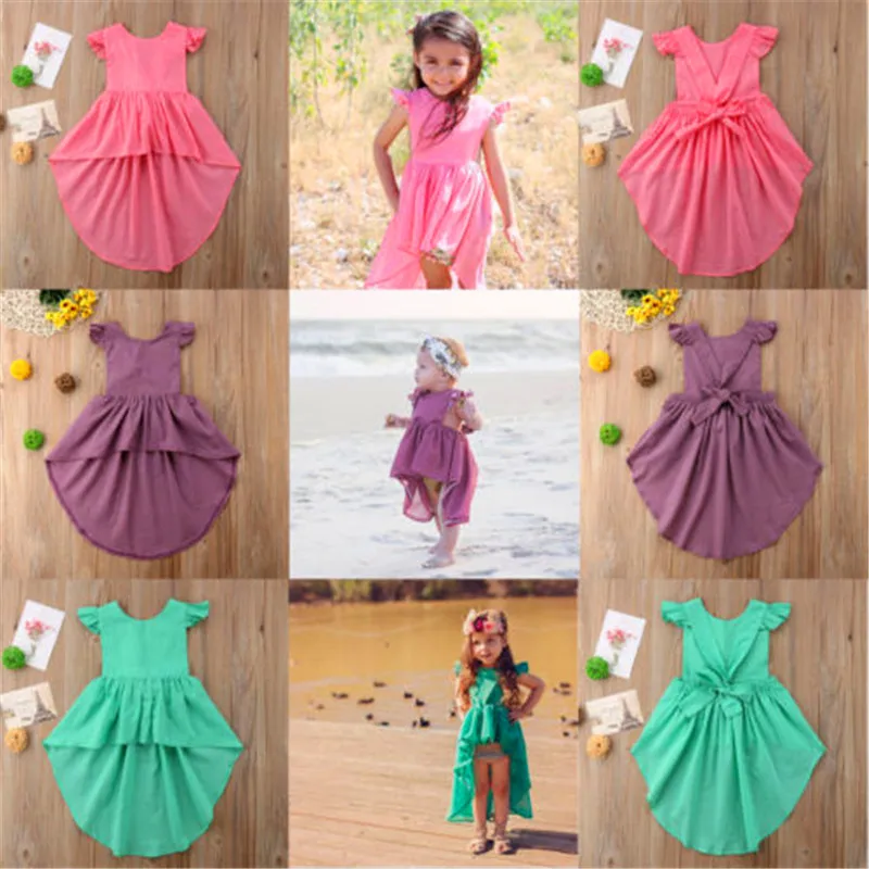 NEW Baby Girls Frill Dresses Costume Bowknot Backless One Piece Sundress Sleeveless Solid Dress
NEW Baby Girls Frill Dresses Costume Bowknot Backless One Piece Sundress Sleeveless Solid Dress