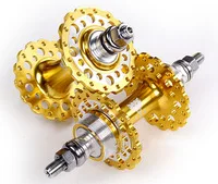 free shiping 2015 high quality Fixed Gear bike Hubs Road Bike Hubs 32 holes Front and Rear Bead hubs gold sliver red black