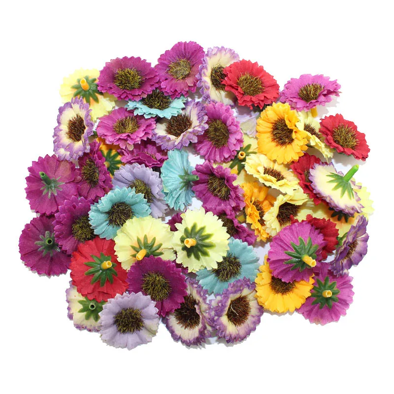 100pcs/lot 3cm head High quality Multicolor artificial Cloth Wedding flower/Daisy flower Bouquet Scrapbooking
100pcs/lot 3cm head High quality Multicolor artificial Cloth Wedding flower/Daisy flower Bouquet Scrapbooking