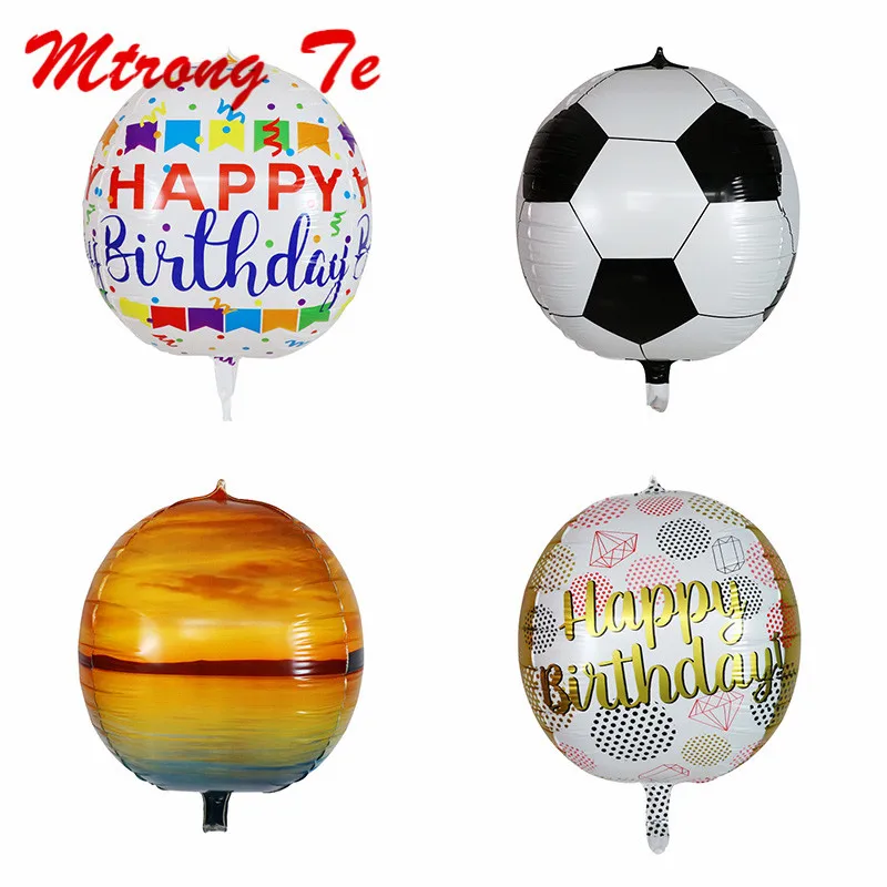 20pcs 4D 22inch Round Aluminum Foil Balloons Print Happy Birthday Letter Helium Party Ballon Supplies Wedding Event Decorations
20pcs 4D 22inch Round Aluminum Foil Balloons Print Happy Birthday Letter Helium Party Ballon Supplies Wedding Event Decorations