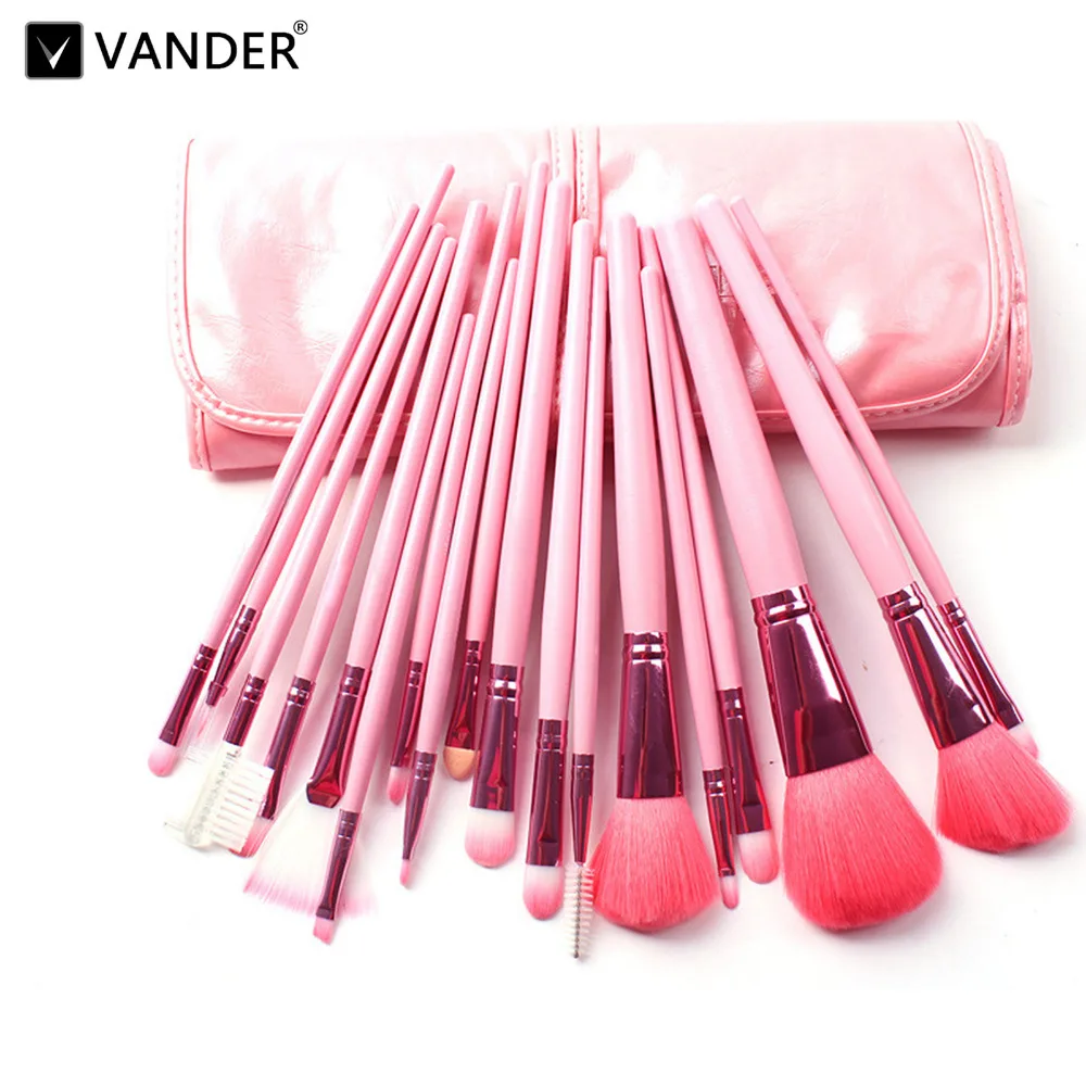 Professional 18 pcs Makeup Brush Set Foundation Eyeshadow Eyeliner Lip Cosmetics Brushes Toiletry Kit pincel maleta de maquiagem
Professional 18 pcs Makeup Brush Set Foundation Eyeshadow Eyeliner Lip Cosmetics Brushes Toiletry Kit pincel maleta de maquiagem