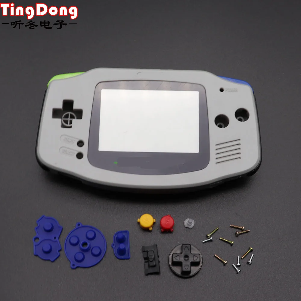 Grey Color Housing Shell Case Cover Skin replacement for Gameboy Advance for GBA Super Limited Edition with rubber pads
Grey Color Housing Shell Case Cover Skin replacement for Gameboy Advance for GBA Super Limited Edition with rubber pads