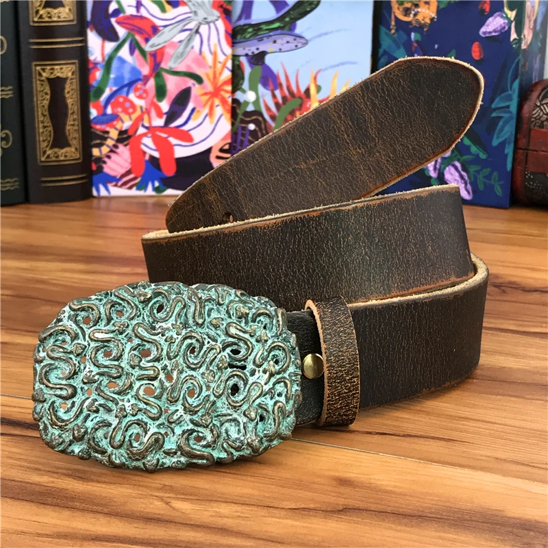 Luxury Leather Belt Men High Quality Belt Vintage Belt Buckle Cowboy Jeans Waist Belt Ceinture Homme Men Jeans Belt MBT0021
Luxury Leather Belt Men High Quality Belt Vintage Belt Buckle Cowboy Jeans Waist Belt Ceinture Homme Men Jeans Belt MBT0021