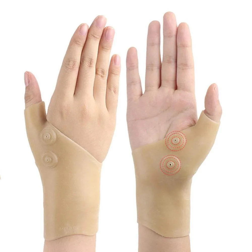 1 PCS Massage Pain Relief Gloves Magnetic Therapy Wrist Hand Thumb Support Gloves Silicone Gel Arthritis Pressure Corrector
1 PCS Massage Pain Relief Gloves Magnetic Therapy Wrist Hand Thumb Support Gloves Silicone Gel Arthritis Pressure Corrector