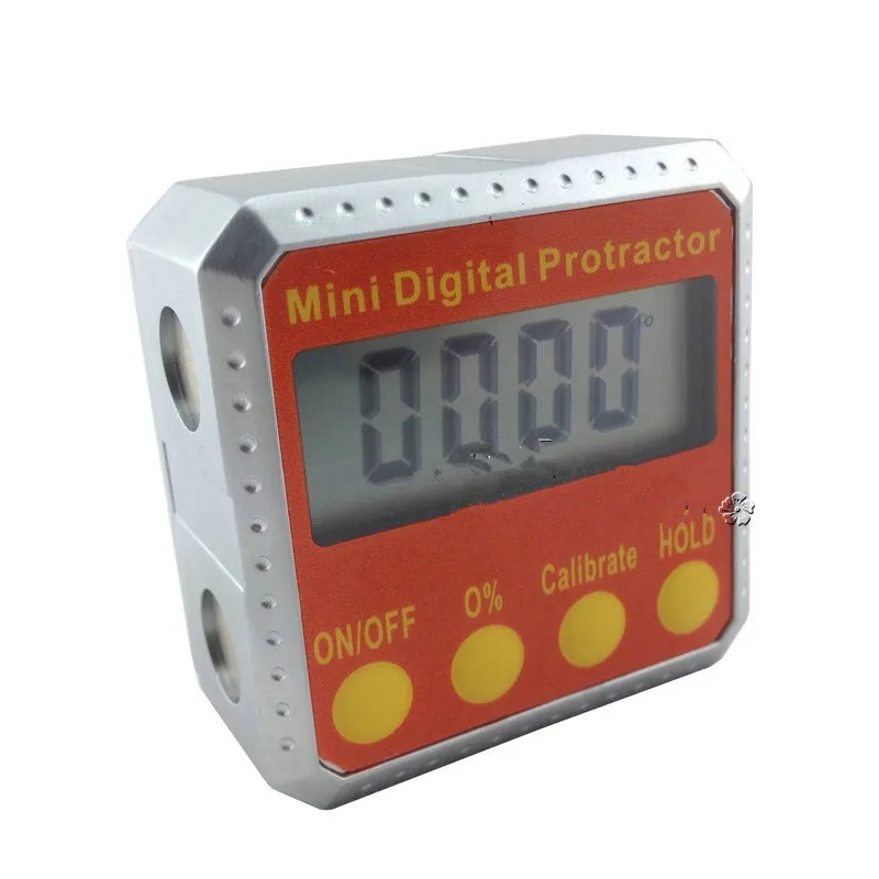 Digital Protractor Inclinometer Angle meter Digital Bevel Box 4 x 90 degree Range Metal case
Digital Protractor Inclinometer Angle meter Digital Bevel Box 4 x 90 degree Range Metal case