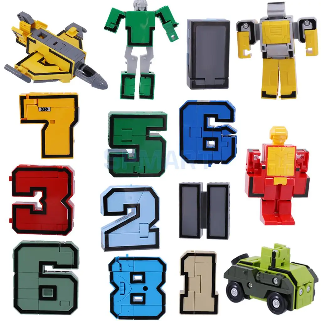 Numbers Armour Team Transform Robot Toy for Kid Play Display Army Collectable Role Play Educational Tank Robot Toy Set of 15 Pcs
Numbers Armour Team Transform Robot Toy for Kid Play Display Army Collectable Role Play Educational Tank Robot Toy Set of 15 Pcs