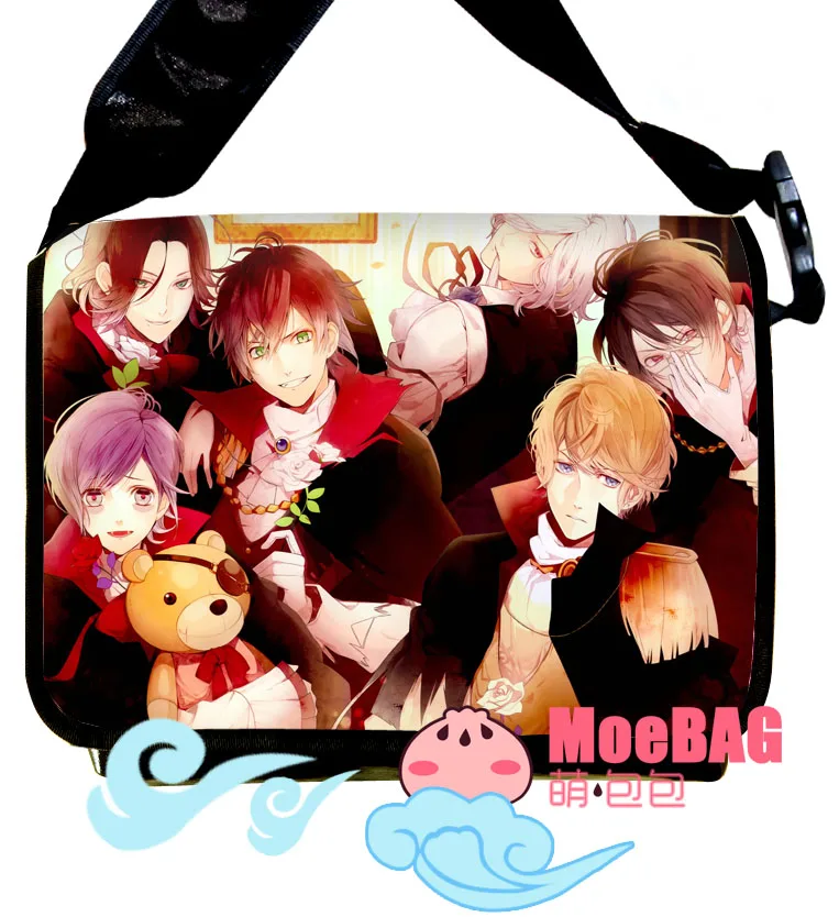 Anime DIABOLIK LOVERS cos Sakamaki Kanato/Shu Full cartoo printing Canvas not PU fashion man woman Handbags College schoolbags
Anime DIABOLIK LOVERS cos Sakamaki Kanato/Shu Full cartoo printing Canvas not PU fashion man woman Handbags College schoolbags