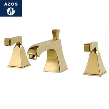 Azos Split FaucetSoft Mixing Valve Brass Gold Cold and Hot Switch Shower Room Basin Bathroom Cabinet Double Handle Three Holes
Azos Split FaucetSoft Mixing Valve Brass Gold Cold and Hot Switch Shower Room Basin Bathroom Cabinet Double Handle Three Holes