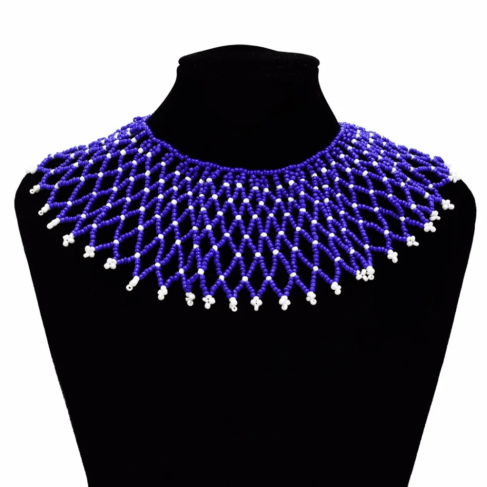 Egyptian New Tribal Chokers Braided Necklace India Bib Beads Necklaces Women Boho Statement Jewelry collier africain ethnique
Egyptian New Tribal Chokers Braided Necklace India Bib Beads Necklaces Women Boho Statement Jewelry collier africain ethnique
