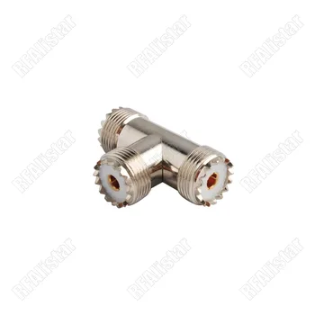 30 Pieces UHF Adapter SO239 Female Jack to 2x Jack 3 Way "T" Type RF Coaxial Brass Connector Nickel-plated
30 Pieces UHF Adapter SO239 Female Jack to 2x Jack 3 Way "T" Type RF Coaxial Brass Connector Nickel-plated