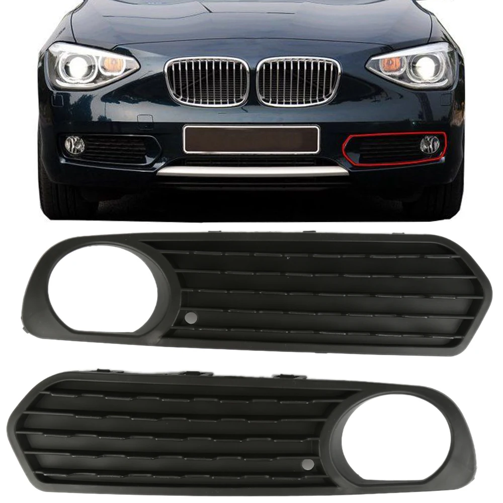 Liplasting 2pcs Front Bumper Fog Light Covers Fog Lamp Grilles Black With Hole for 2011-2013 BMW F20 F21 116i 118i 120i
Liplasting 2pcs Front Bumper Fog Light Covers Fog Lamp Grilles Black With Hole for 2011-2013 BMW F20 F21 116i 118i 120i