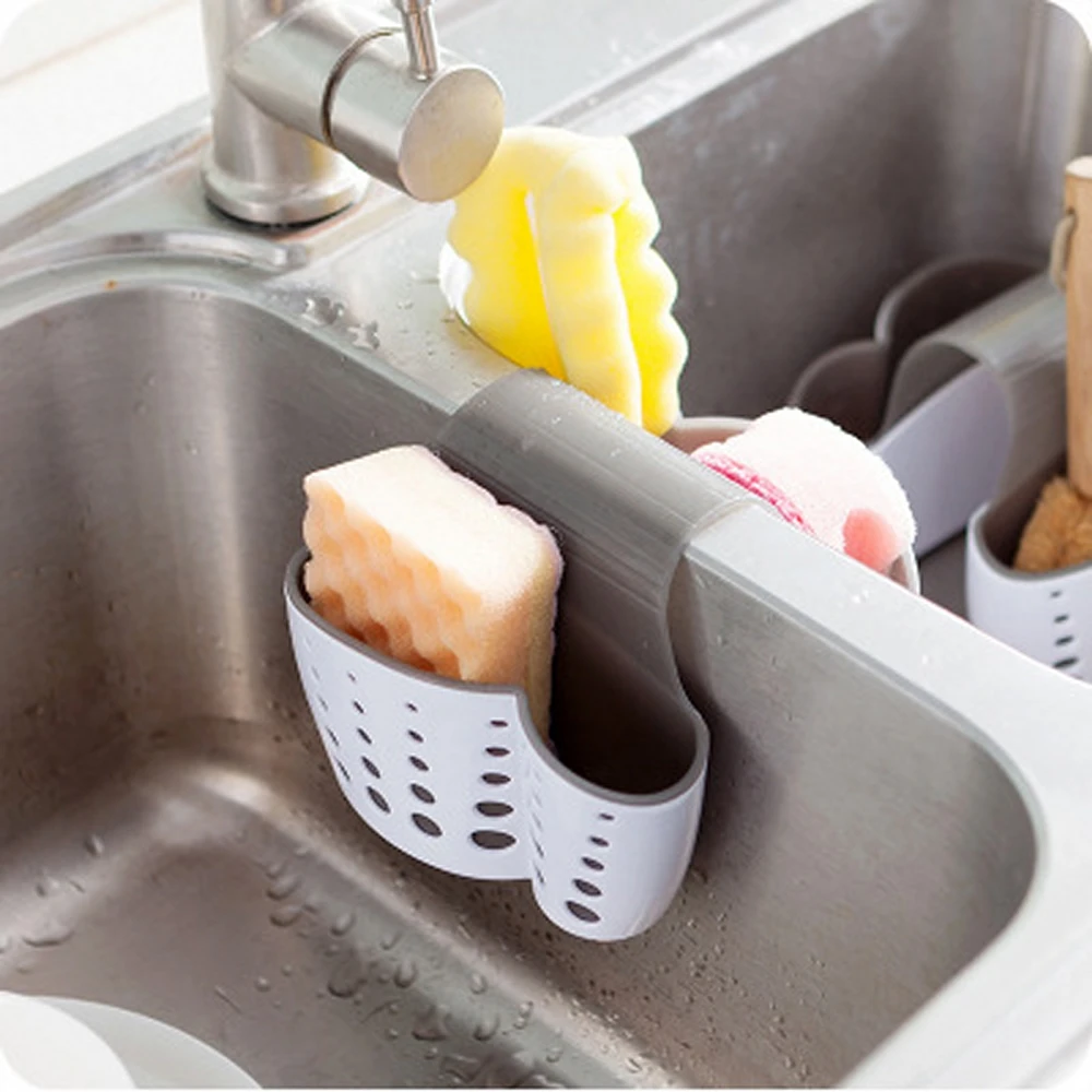 Creative Kitchen Sink Sponge Rack Holder Easy to Use Plastic Sponge Storage Rack Basket Wash Cloth Kitchen Gadget Accessories
Creative Kitchen Sink Sponge Rack Holder Easy to Use Plastic Sponge Storage Rack Basket Wash Cloth Kitchen Gadget Accessories
