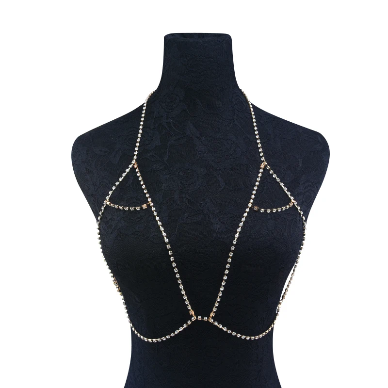 Ingemark Fashion Golden Color Crystal Body Chains Jewelry Flash Shiny Rhinestone Body Chain Bra Bikini Necklace for Charm Women
Ingemark Fashion Golden Color Crystal Body Chains Jewelry Flash Shiny Rhinestone Body Chain Bra Bikini Necklace for Charm Women